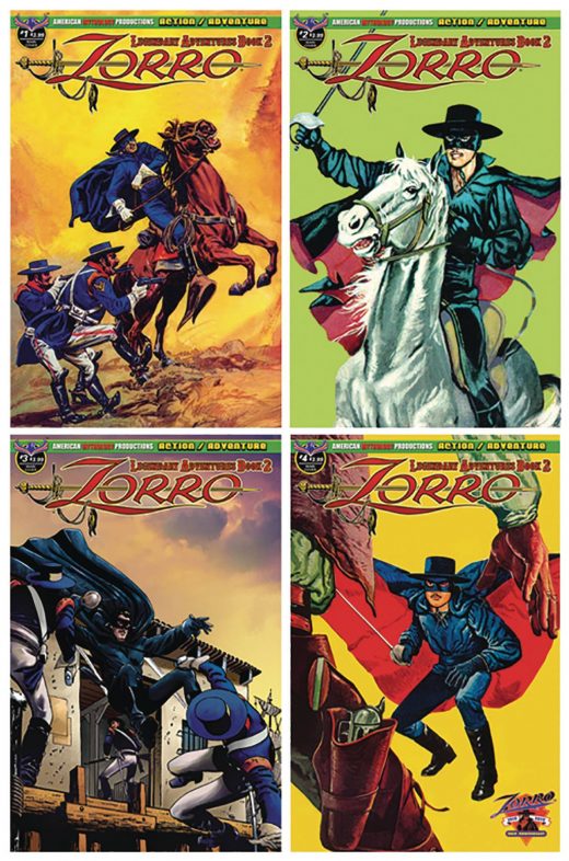ZORRO LEGENDARY ADV BOOK II READER SET