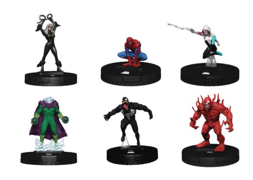 MARVEL HEROCLIX SPIDER-MAN VENOM CARNAGE FAST FORCES 6PK
