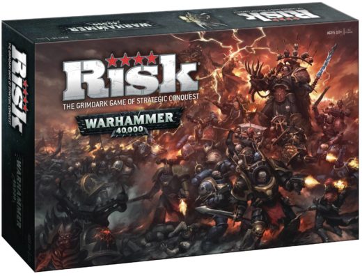 RISK WARHAMMER 40K BOARD GAME (C: 0-1-2)