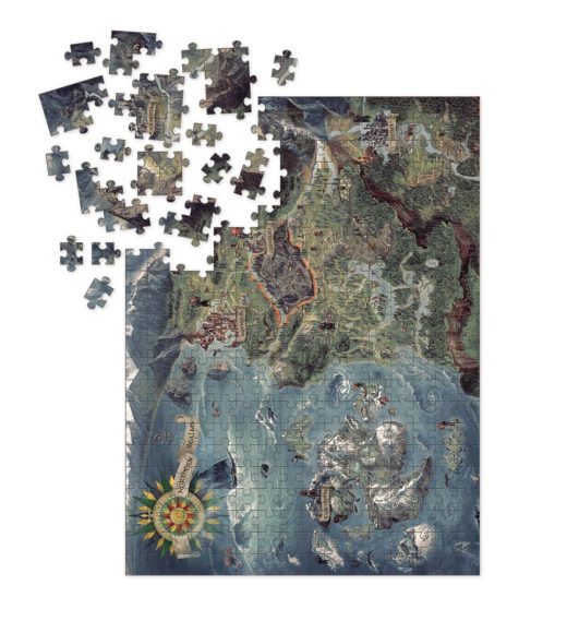 Jigsaw Puzzle - WITCHER 3 WILD HUNT WITCHER WORLD MAP PUZZLE