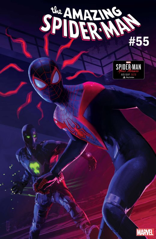 AMAZING SPIDER-MAN (2018) #55 SCHUMACHER SPIDER-MAN 2018MILES MORALES V 1:10 Copies