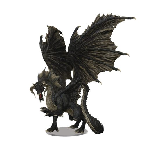 D&D ICONS REALMS ADULT BLACK DRAGON PREMIUM FIGURE (C: 0-1-2