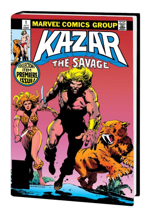 KA-ZAR SAVAGE OMNIBUS HC ANDERSON FIRST ISSUE CVR