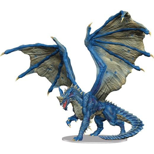 D&D ICONS REALMS PREMIUM FIG ADULT BLUE DRAGON