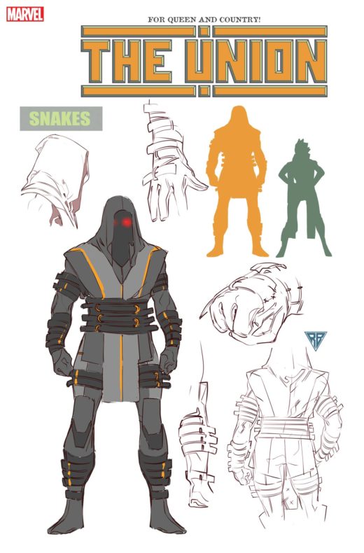 THE UNION #4 (OF 5) SILVA DESIGN VAR (1:10 Copies)