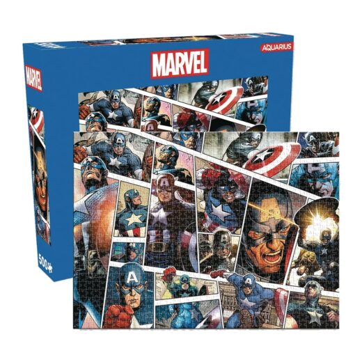 Jigsaw Puzzle - MARVEL CAPTAIN AMERICA PANELS 500PC PUZZLE