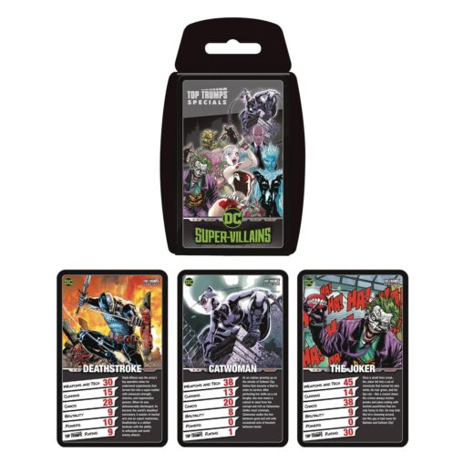 TOP TRUMPS DC VILLAINS GAME