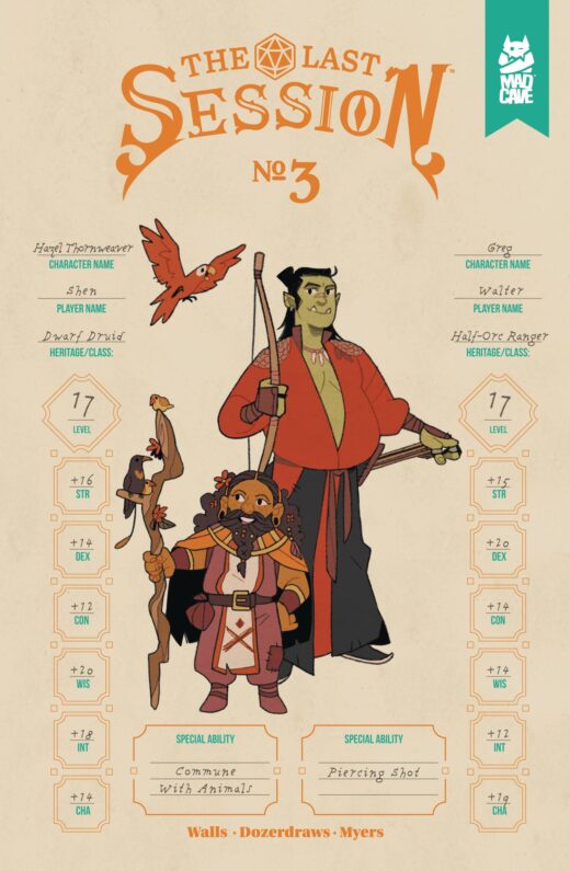 LAST SESSION #3 CVR B DOZERDRAWS