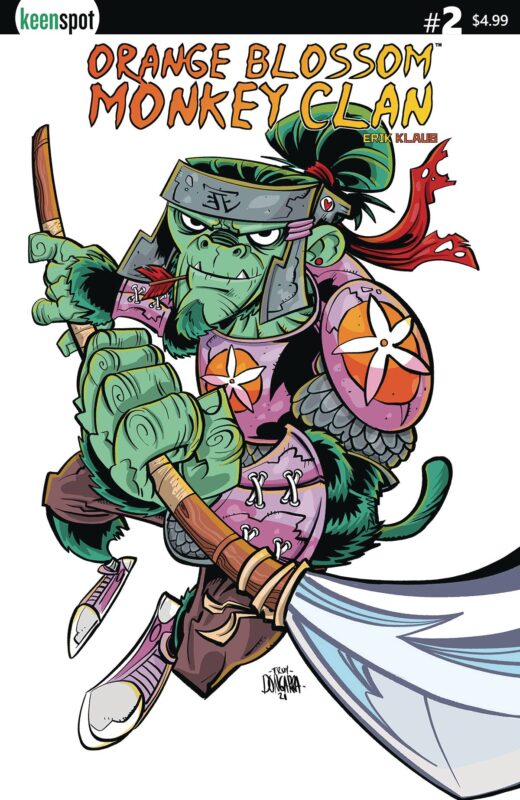 ORANGE BLOSSOM MONKEY CLAN #2 CVR B DONGARRA