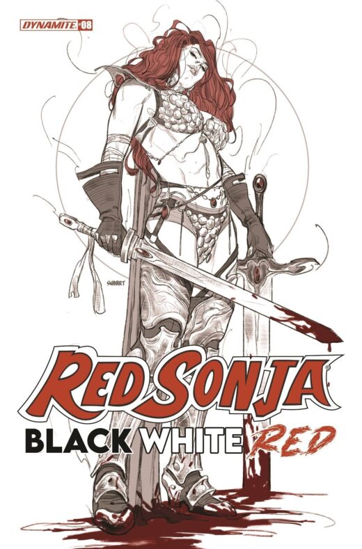 RED SONJA BLACK WHITE RED #8 CVR B COLAK