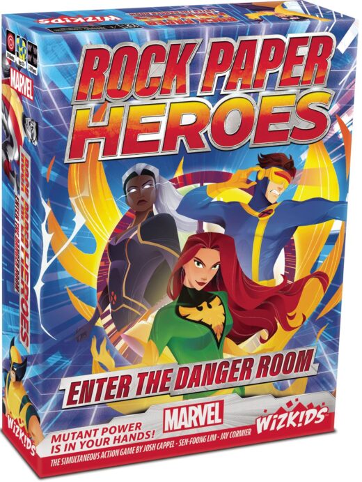 MARVEL ROCK PAPER HEROES ENTER DANGER ROOM BOARD GAME (C: 0-