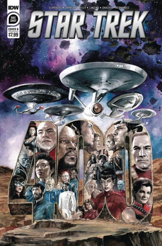 STAR TREK #400 CVR B WOODWARD