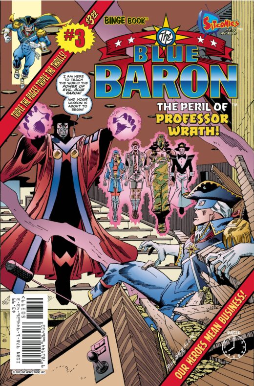 BLUE BARON #3 PERIL OF PROFESSOR WRATH