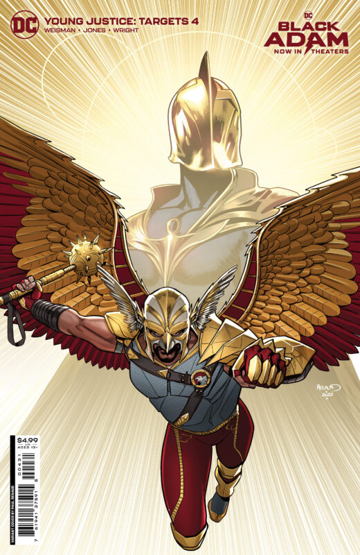 YOUNG JUSTICE TARGETS #4 (OF 6) CVR C PAUL RENAUD BLACK ADAM MOVIE CARD STOCK VAR