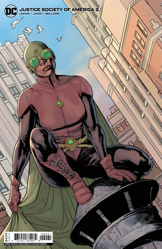 JUSTICE SOCIETY OF AMERICA #2 CVR B YANICK PAQUETTE CARD STOCK VAR