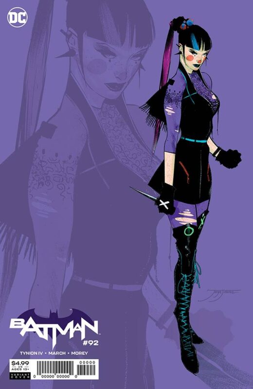 BATMAN (2016) #092 1 25 PUNCHLINE JIMENEZ CARD STOCK VAR ED