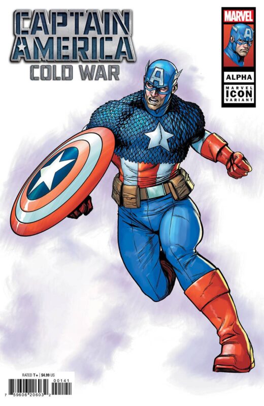 CAPTAIN AMERICA COLD WAR ALPHA #1 CASELLI MARVEL ICON VAR