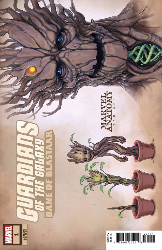 GUARDIANS OF THE GALAXY BANE OF BLASTAAR #1 ANATOMY VAR