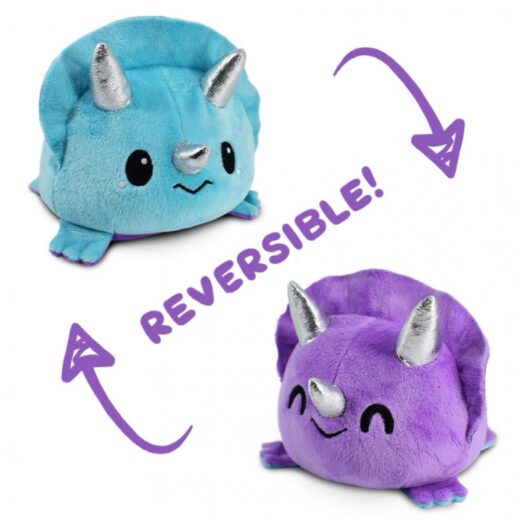 TEETURTLE REVERSIBLE TRICERATOPS PLUSH