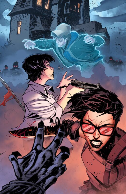 HAUNT YOU TO THE END #5 (OF 5) CVR C GIUSEPPE CAFARO TWD 20 ANNV TEAM UP VAR