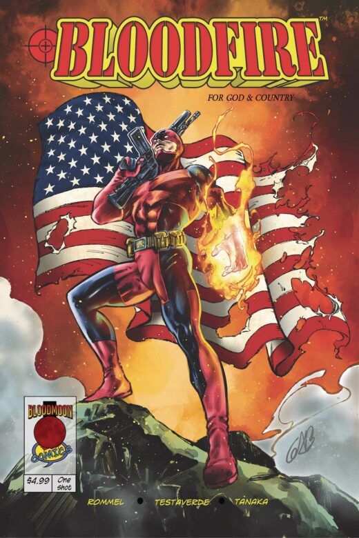 BLOODFIRE FOR GOD & COUNTRY ONESHOT CVR A SERRA