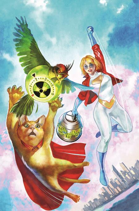 POWER GIRL #05 CVR E INC 1:50 STEVE PUGH CARD STOCK VAR