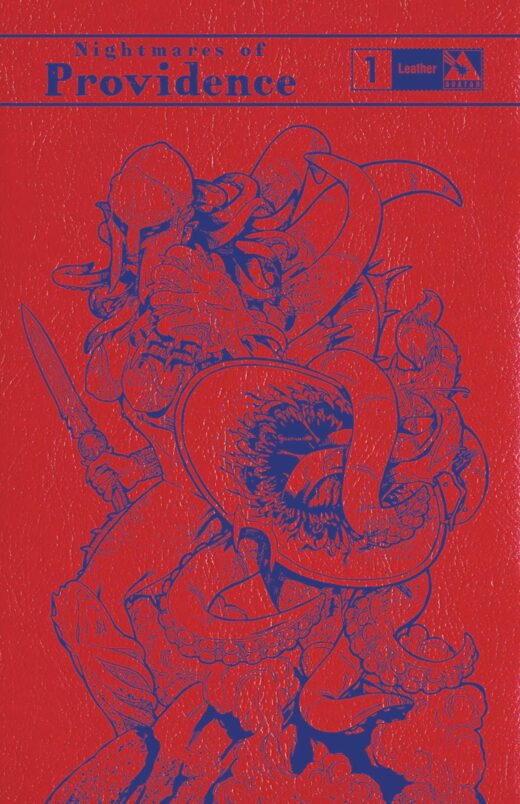 NIGHTMARES OF PROVIDENCE #1 ROYAL BLUE LEATHER VAR (MR)