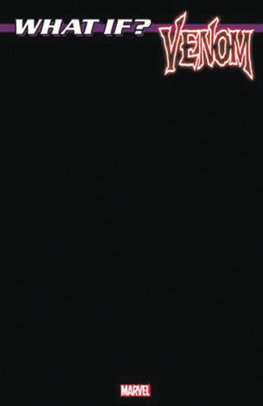 DF WHAT IF VENOM #1 BLACK BLANK VAR HEASER SILVER SYMBIOTE (