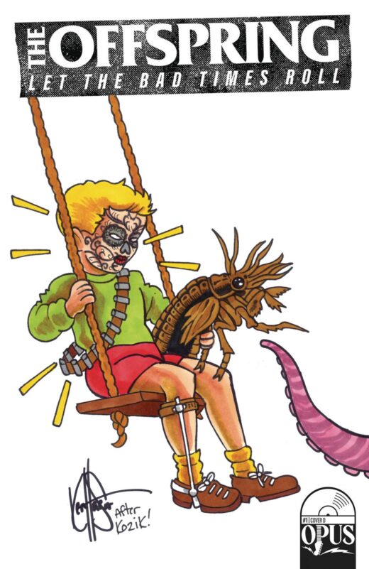 DF OFFSPRING LET BAD TIMES ROLL #1 HAESER HOMAGE SKETCH