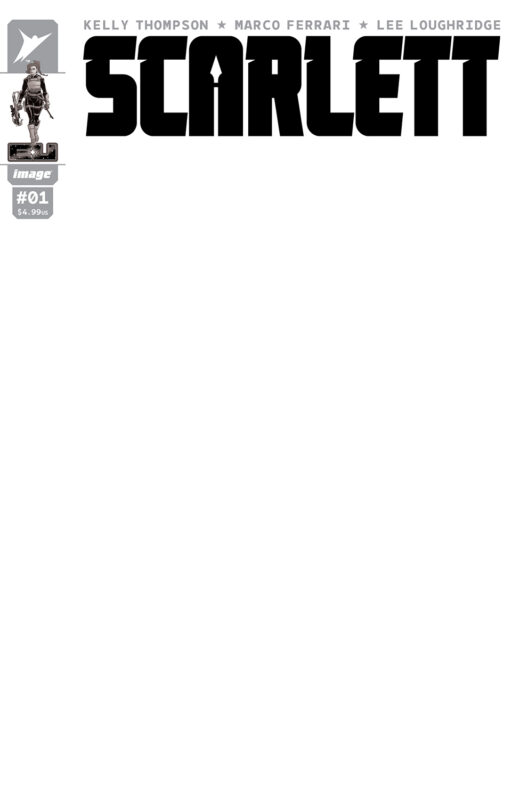 SCARLETT #1 (OF 5) CVR H BLANK SKETCH VAR