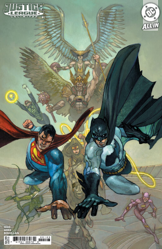 JUSTICE LEAGUE UNLIMITED #1 CVR F SIMONE BIANCHI CARD STOCK VAR