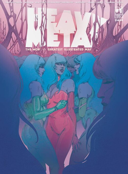 HEAVY METAL MAGAZINE #1 CVR E JANEVSKY SIXELLA (MR) (C: 0-1-