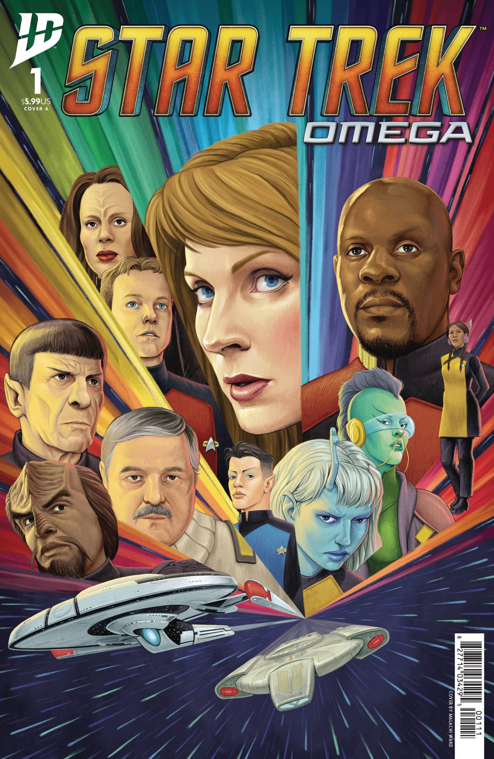 STAR TREK OMEGA #1 CVR A WARD