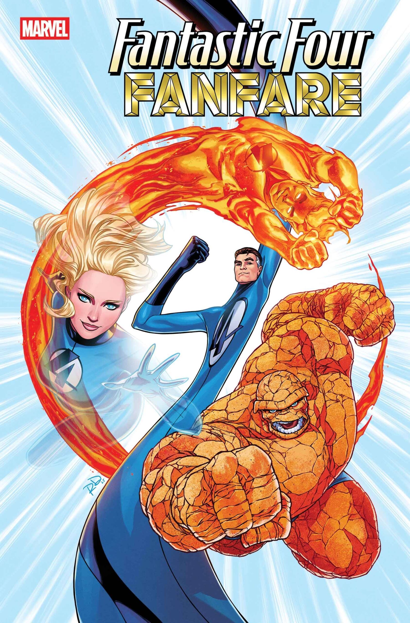 FANTASTIC FOUR FANFARE #2 RUSSELL DAUTERMAN VAR
