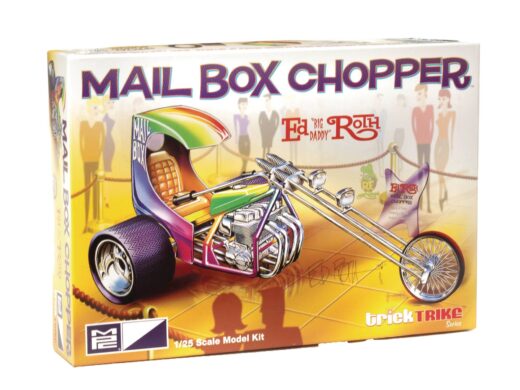 MPC ED ROTH MAIL BOX 1/25 CHOPPER TRICK TRIKE MODEL KIT (Net