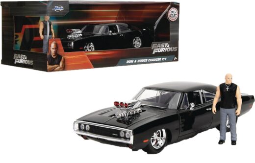 HWR FAST FURIOUS F1 DODGE CHARGER W/ DOM 1/24 DIE-CAST VEH (