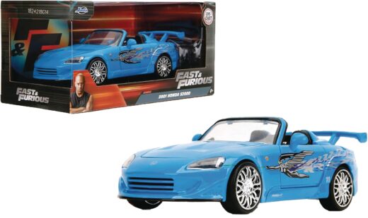 FAST FURIOUS HONDA S2000 W/ INTEGRA GRAPH 1/24 DIE-CAST VEH