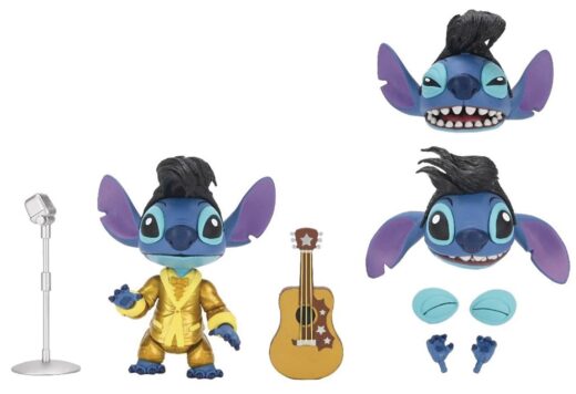 LILO & STITCH ULT GOLD SUIT ELVIS STITCH 7IN AF (Net) (C: 1-