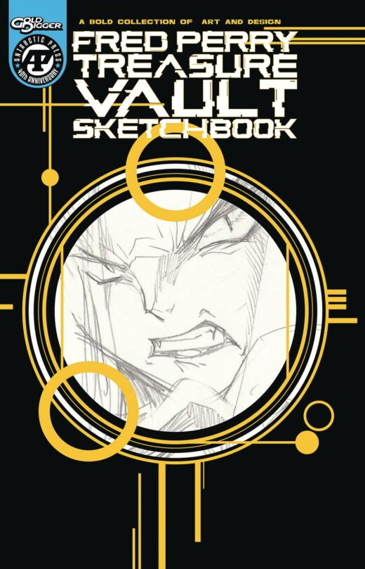 FRED PERRY TREASUE VAULT SKETCHBOOK ONESHOT CVR B GOLD FOIL