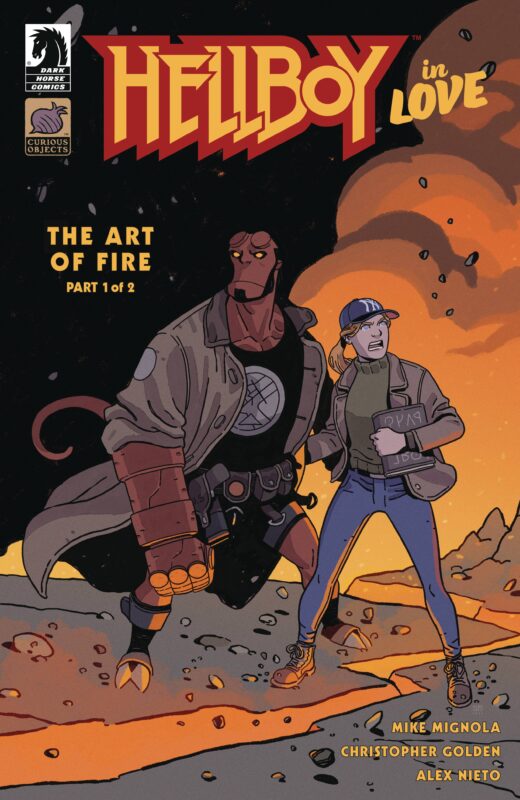 HELLBOY IN LOVE ART OF FIRE #1