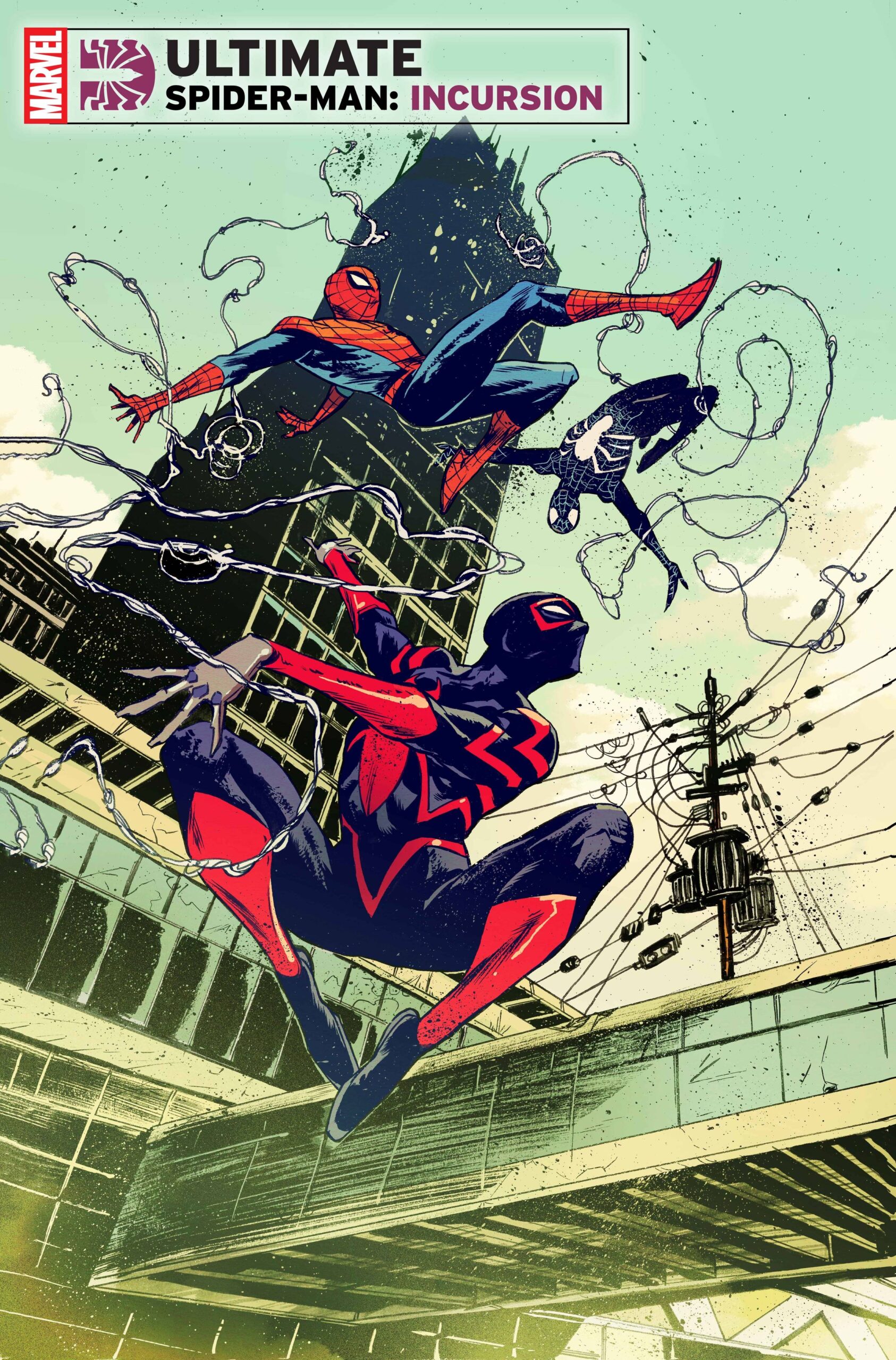 ULTIMATE SPIDER-MAN INCURSION #2 SANFORD GREENE VAR