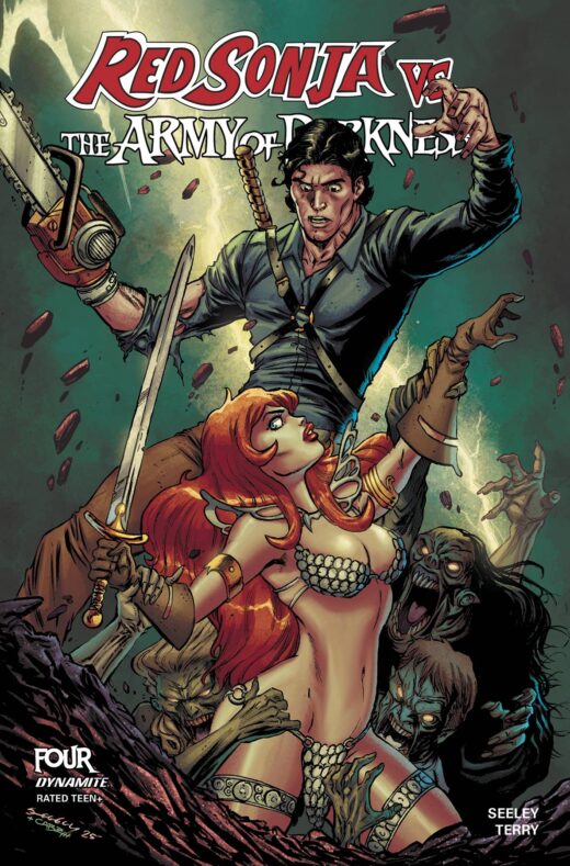 RED SONJA VS AOD #4 CVR B SEELEY