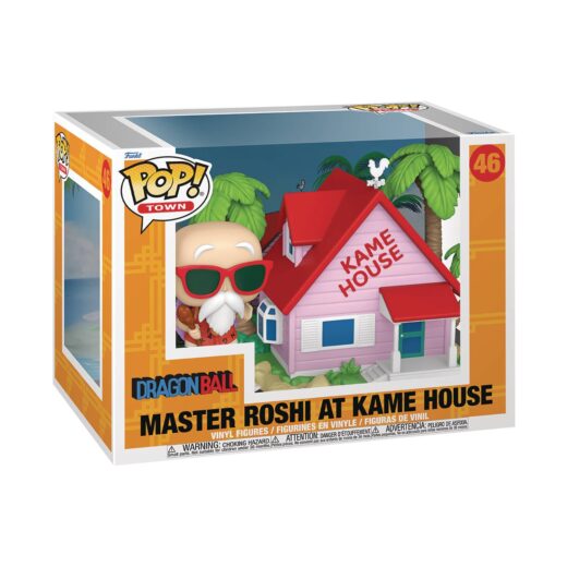 POP TOWN DRAGON BALL KAME HOUSE W MASTER ROSHI FIG