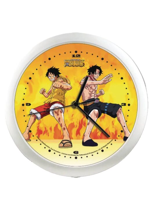 ONE PIECE LUFFY ACE WALL CLOCK