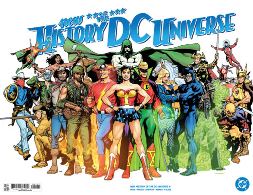 NEW HISTORY OF THE DC UNIVERSE #1 (OF 4) CVR E RYAN SOOK WRAPAROUND FOIL VAR