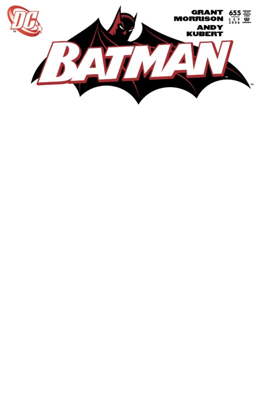 BATMAN #655 FACSIMILE EDITION CVR D BLANK VAR