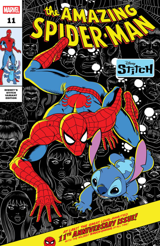 AMAZING SPIDER-MAN #11 LUCIANO VECCHIO DISNEY STITCH VARIANT