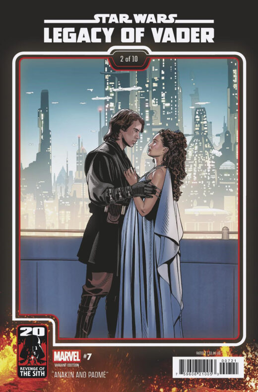 STAR WARS LEGACY OF VADER #7 REVENGE OF SITH 20TH ANN VAR
