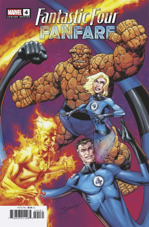 FANTASTIC FOUR FANFARE #4 MARK BAGLEY VAR