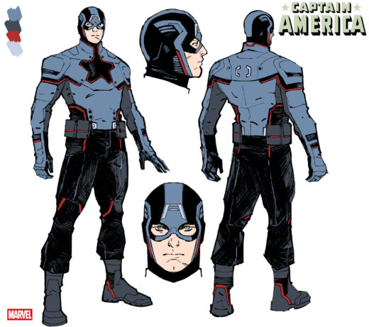 CAPTAIN AMERICA #2 VALERIO SCHITI DESIGN VARIANT 1:10 Copies
